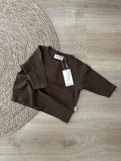 RIB LONGSLEEVE | CHOCOLATE