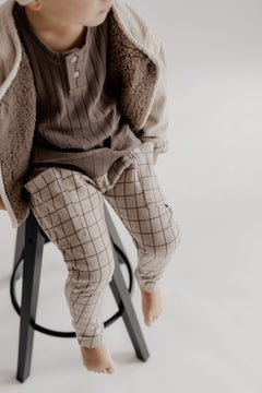 ROMEO PANTS BROWN CHECK