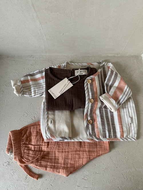 MUSLIN LONGSLEEVE | CHOCOLATE