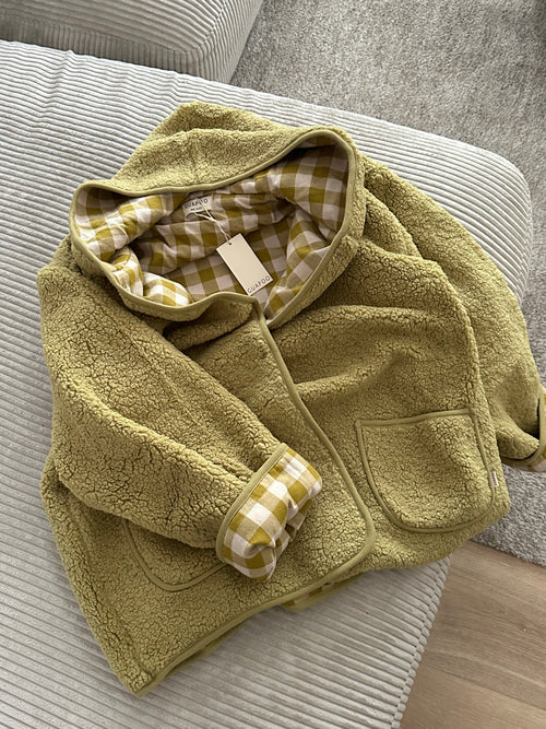 MOM TEDDY JACKET OLIVE