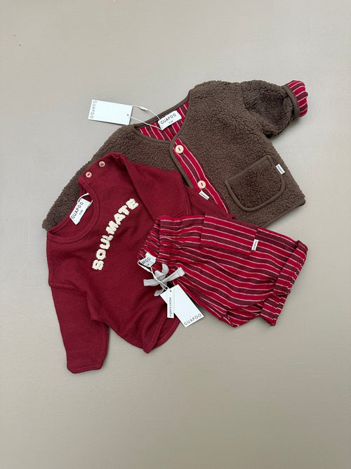 ROMEO PANTS RED STRIPES