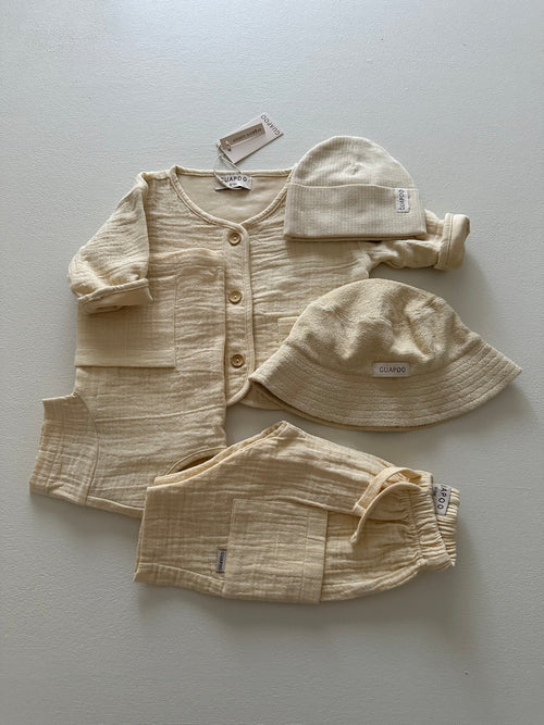 MUSLIN PANTS | SOFT YELLOW