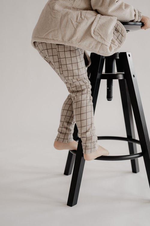 ROMEO PANTS BROWN CHECK