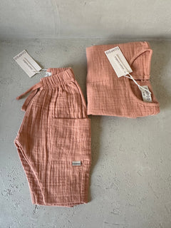 MUSLIN LONGSLEEVE DUSTY CORAL