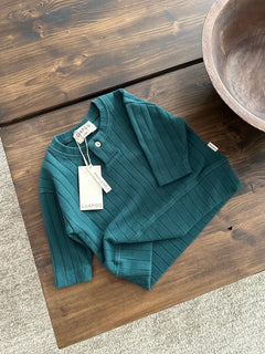 ORGANIC RIB LONGSLEEVE | PINE