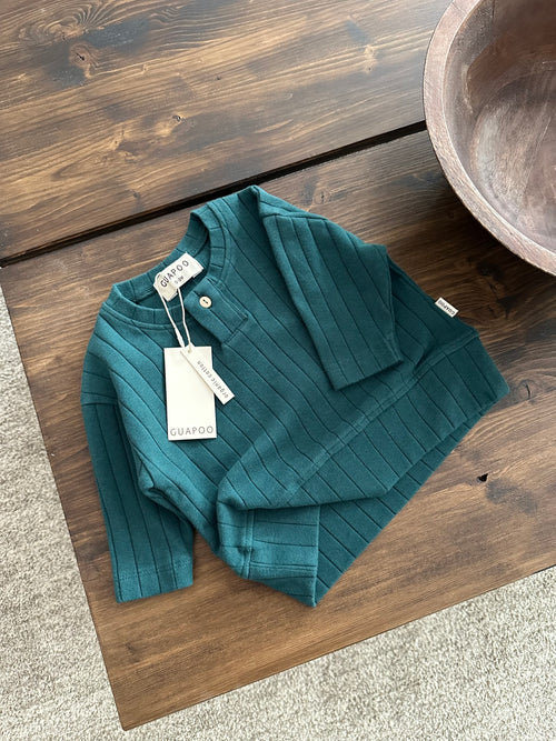 ORGANIC RIB LONGSLEEVE | PINE