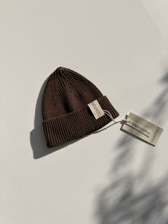 KNIT BEANIE WOOD