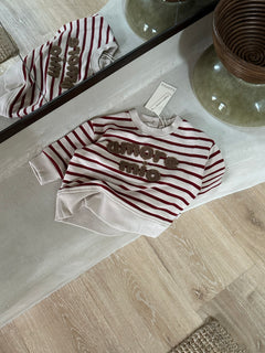 SWEATER RED STRIPES
