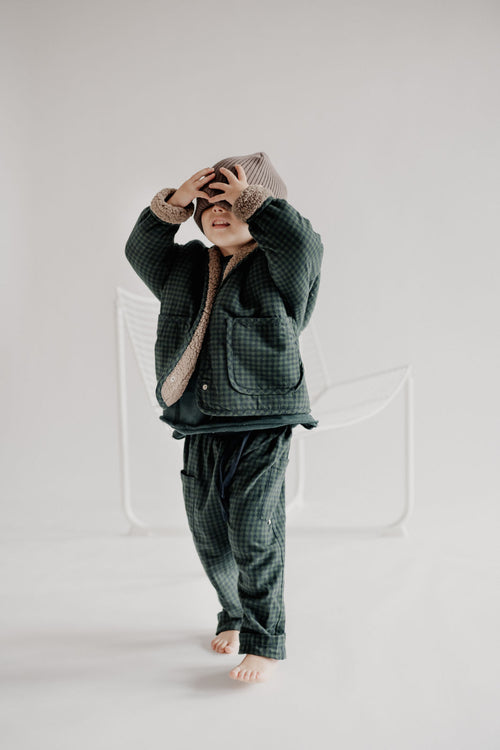 ROMEO PANTS GREEN CHECK