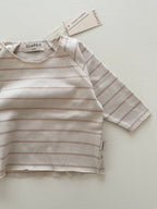 COZY LONGSLEEVE | MOCHA STRIPES