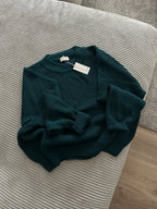 MOM CHUNKY SWEATER PINE
