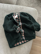 MOM REVERSIBLE TEDDY JACKET PINE