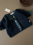TEDDY JACKET DEEP BLUE