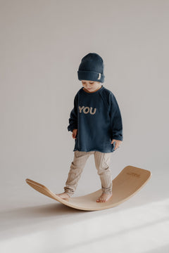 HEAVY RIB BEANIE DEEP BLUE