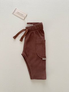 RIB LEGGINGS | MOCHA