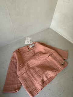 MUSLIN PANTS DUSTY CORAL