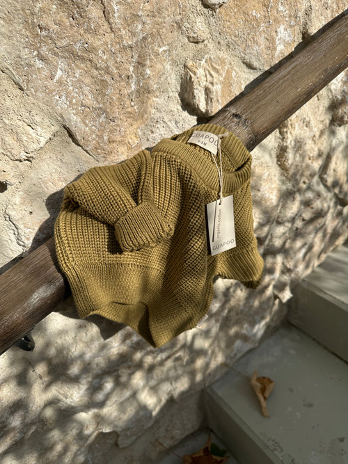 CHUNKY SWEATER OLIVE
