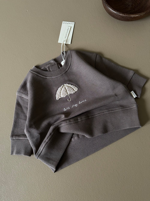 SWEATSHIRT LETS STAY HOME