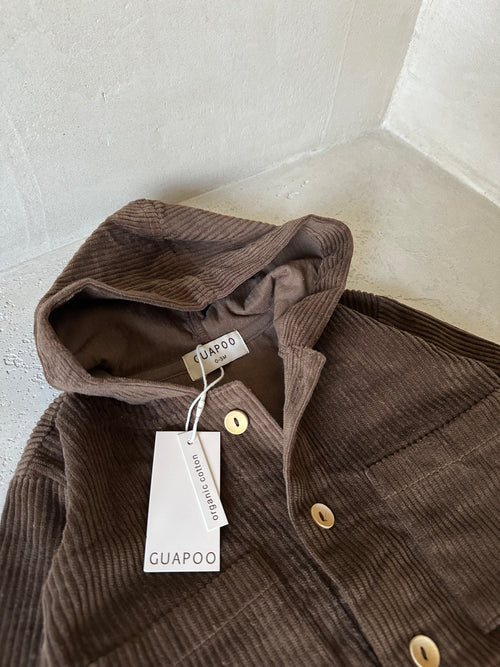 CORDUROY JACKET | CHOCOLATE