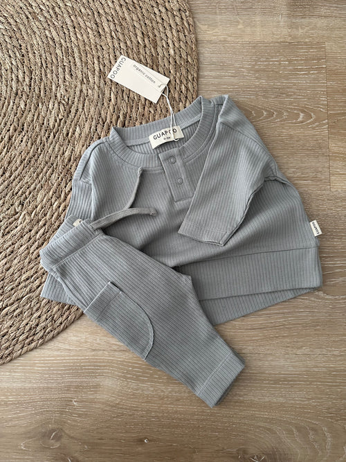 RIB LONGSLEEVE | GRAY