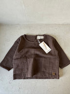 MUSLIN LONGSLEEVE | CHOCOLATE