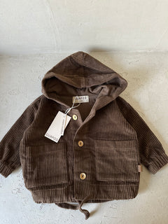 CORDUROY JACKET | CHOCOLATE