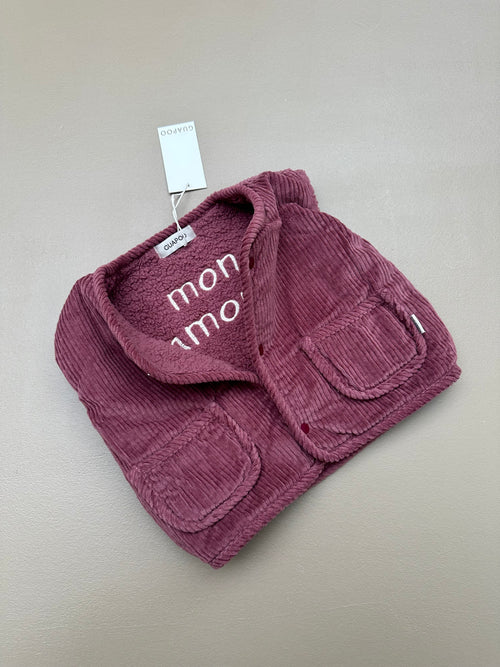 REVERSIBLE VEST ROSE