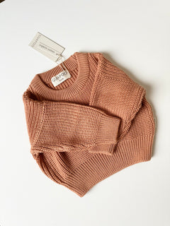 CHUNKY SWEATER DUSTY CORAL