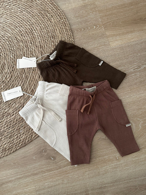 RIB LEGGINGS | MOCHA