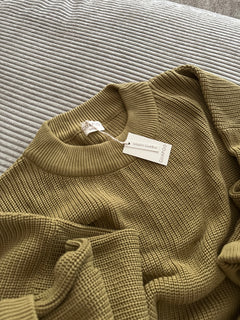 MOM CHUNKY SWEATER OLIVE