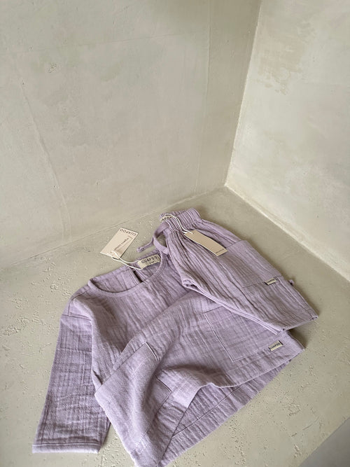 MUSLIN LONGSLEEVE LAVENDER