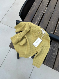 ORGANIC RIB LONGSLEEVE | OLIVE
