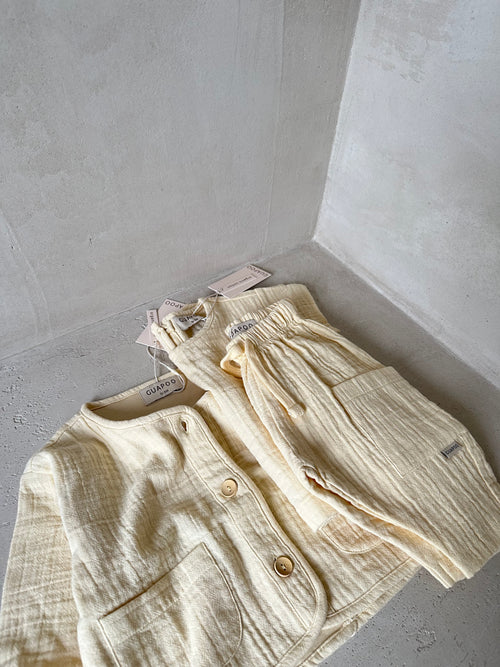 MUSLIN PANTS | SOFT YELLOW