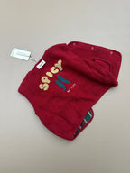 REVERSIBLE FLEECE VEST RED