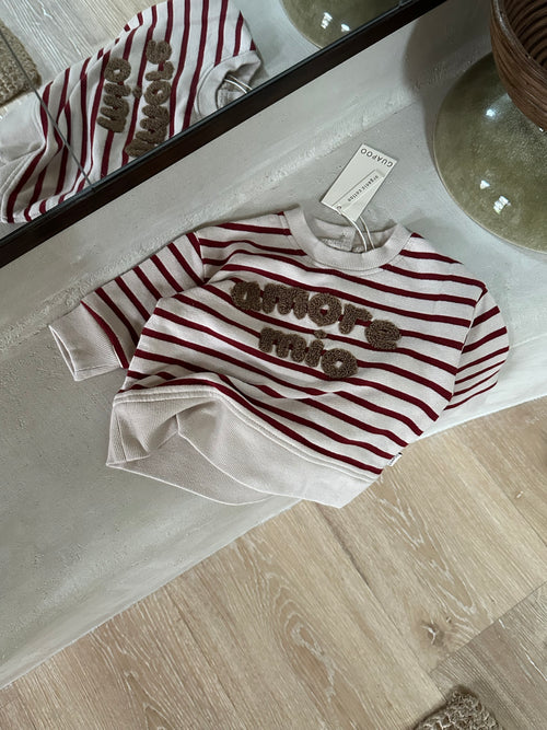 SWEATER RED STRIPES
