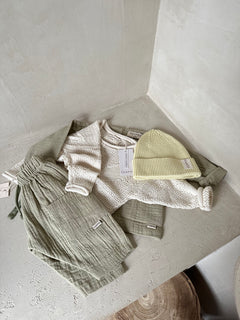 MUSLIN LONGSLEEVE SAGE