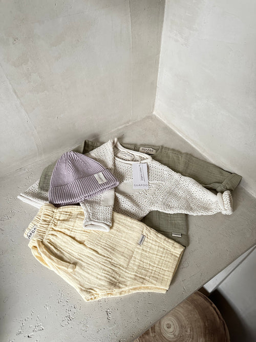 MUSLIN PANTS | SOFT YELLOW