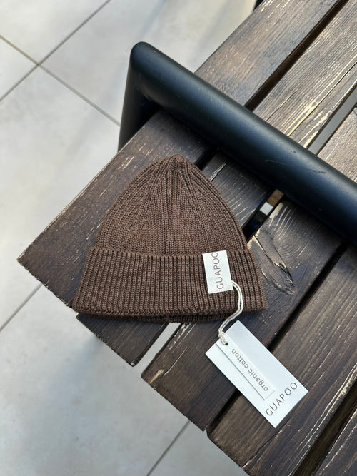KNIT BEANIE WOOD