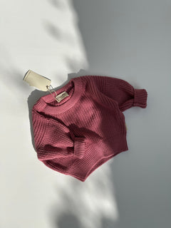 CHUNKY SWEATER WINTER ROSE