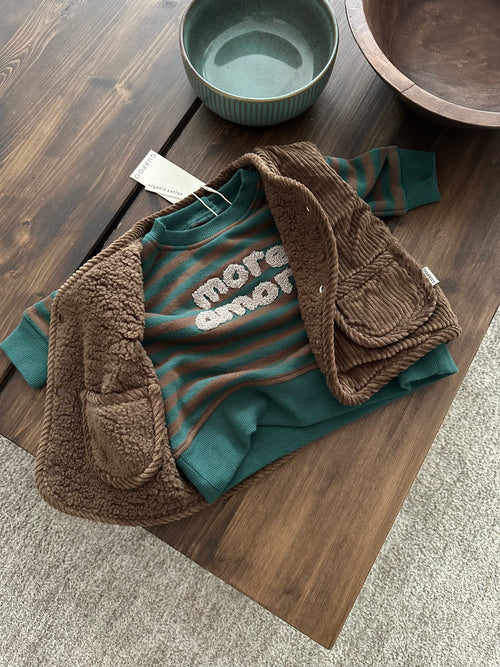 REVERSIBLE VEST WOOD