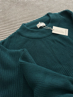 MOM CHUNKY SWEATER PINE