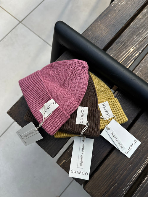 KNIT BEANIE WINTER ROSE