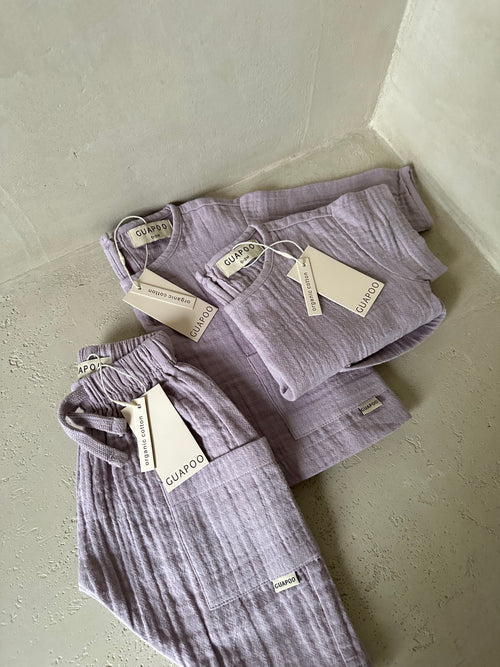 MUSLIN LONGSLEEVE LAVENDER