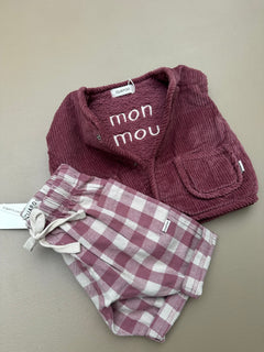 ROMEO PANTS ROSE CHECK