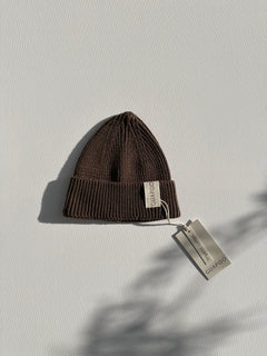 KNIT BEANIE WOOD