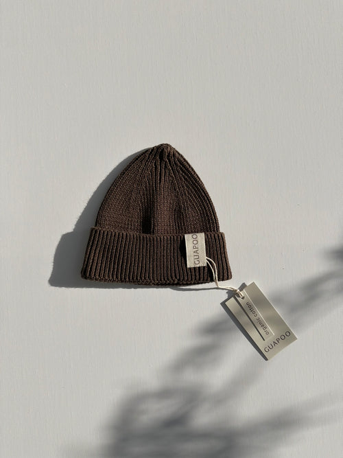 KNIT BEANIE WOOD