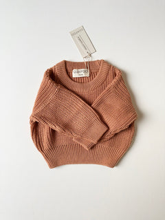 CHUNKY SWEATER DUSTY CORAL