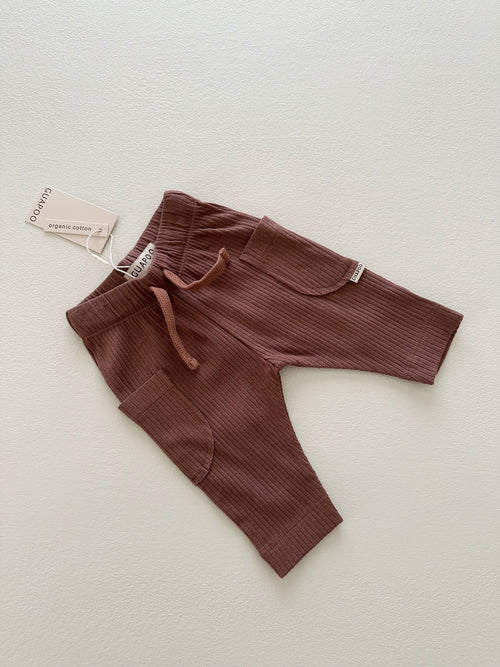 RIB LEGGINGS | MOCHA