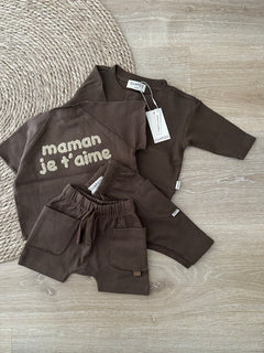 COZY T-SHIRT | CHOCOLATE