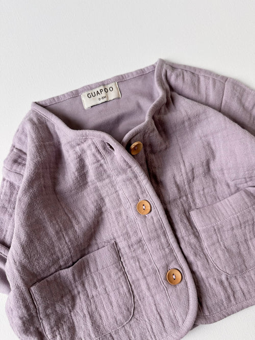 MUSLIN JACKET LAVENDER